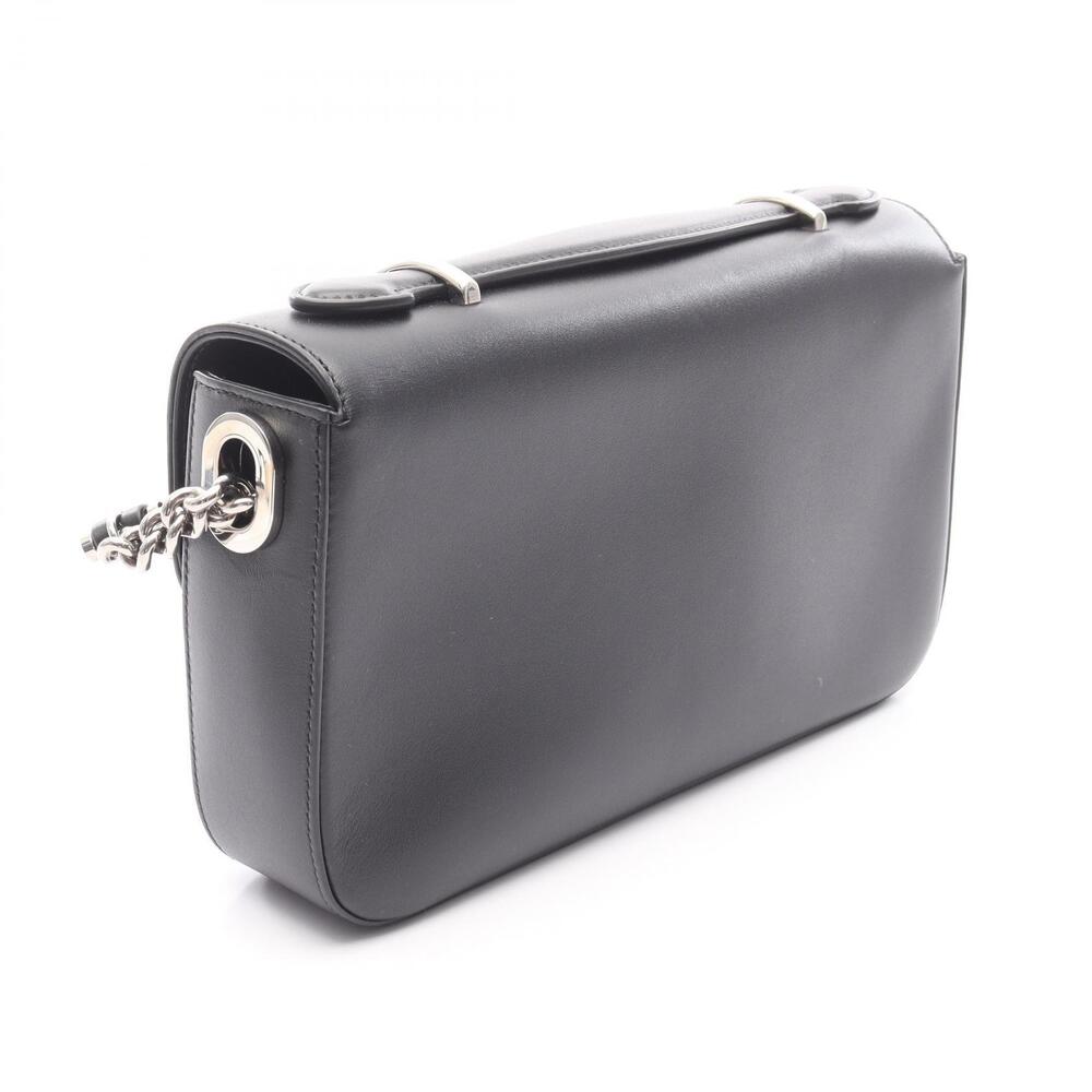 Gucci GG Shoulder Bag Leather Black